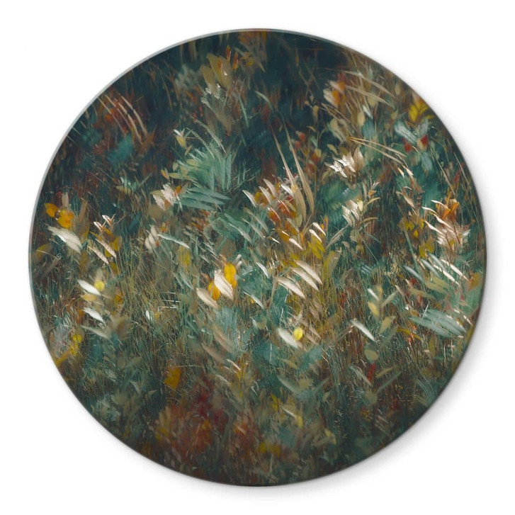 Glasbild Talen - Spätsommer - Rund - WA332273