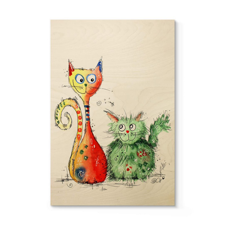 Holzposter Hagenmeyer - Best friends - WA302848