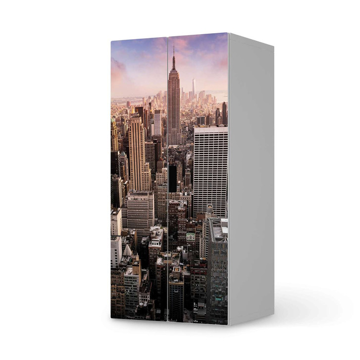 Möbelfolie IKEA Stuva / Malad Schrank - 2 grosse Türen - Big Apple - CR117918