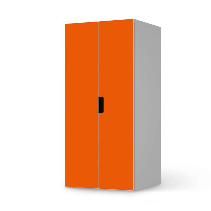 Möbelfolie IKEA Stuva / Malad Schrank - 2 grosse Türen - Orange Dark - CR117983