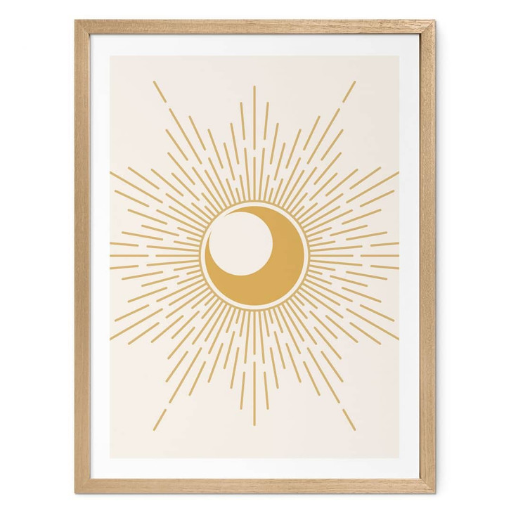 Poster Goldene Sonnenstrahlen - KsanaKalpa - WA460037