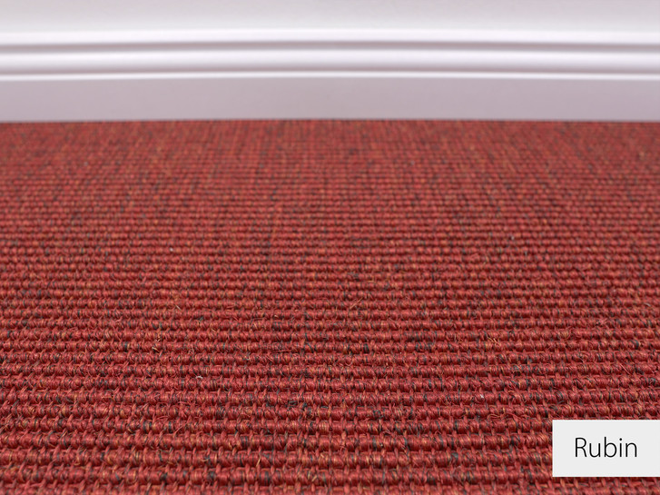 Salsa Sisal Teppichboden Meterware in Rubin - TS438119