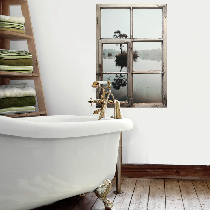 3D Wandtattoo Shabby Fenster - The lonely tree 02 - WA298435