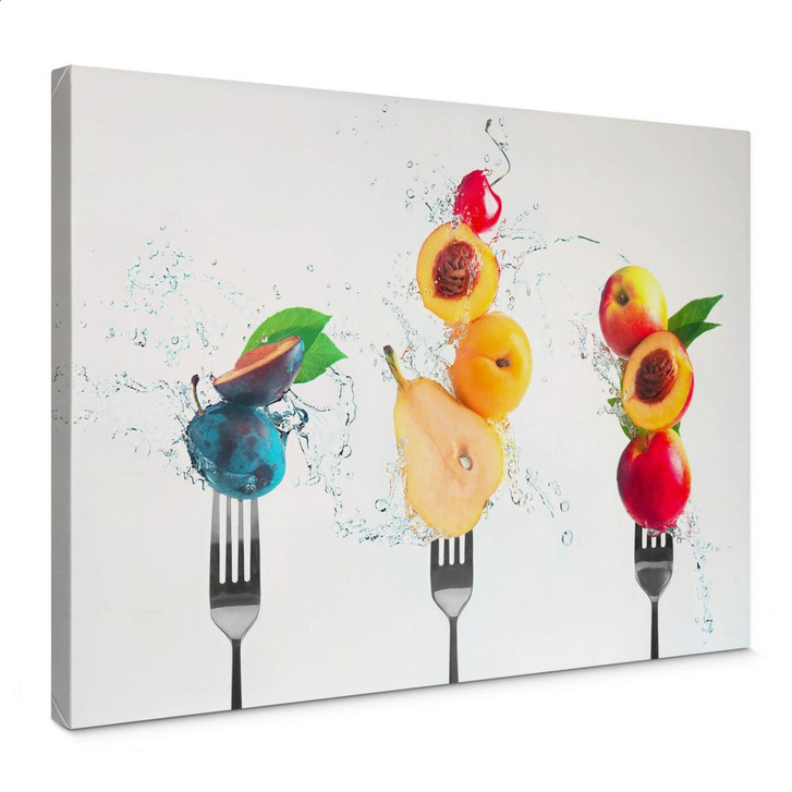Leinwandbild Belenko - Splashing Fruits  - WA358205