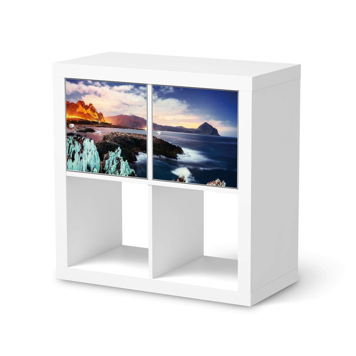 Möbel Klebefolie IKEA Expedit Regal 2 Türen (quer) - Seaside - CR113482