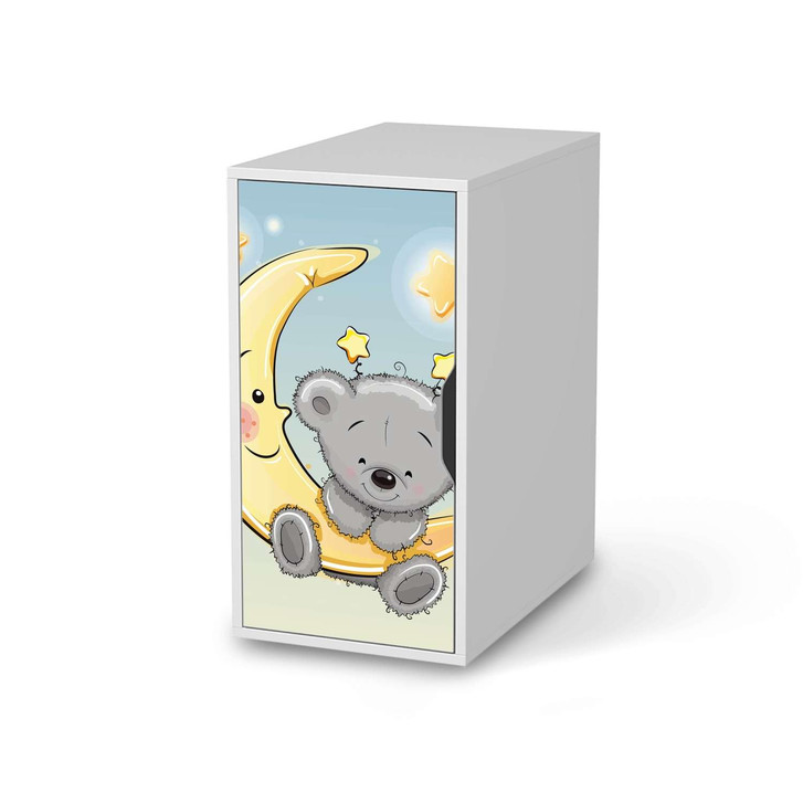 Möbelfolie IKEA Alex Schrank - Teddy und Mond - CR114366