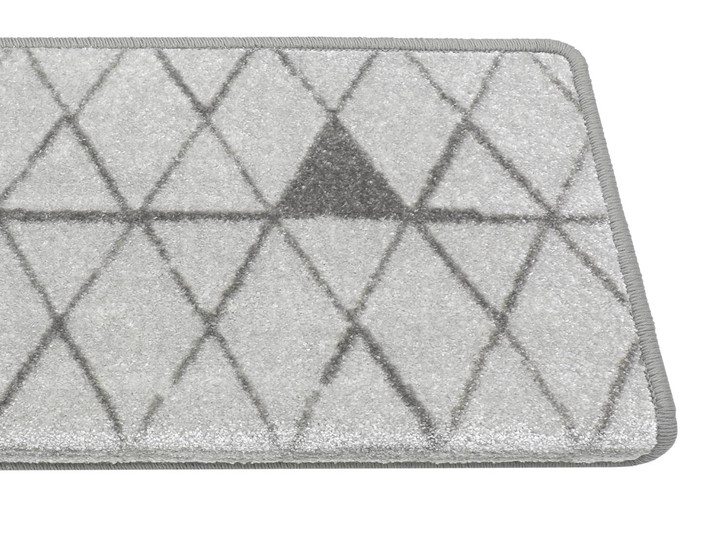Noah Mila Stufenmatte Rechteckig Wunschmass in Silber - TS461809