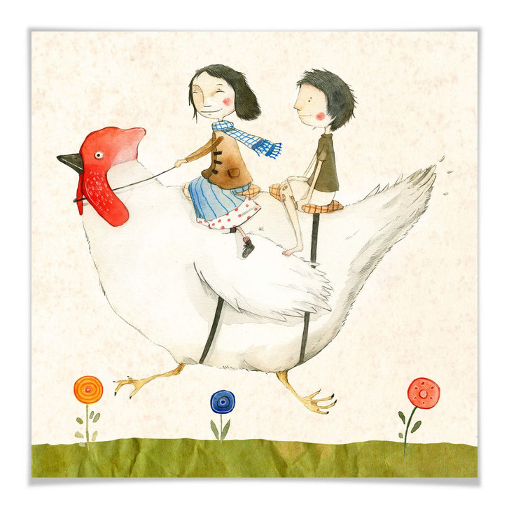 Poster Loske - Huhnreise - WA163591