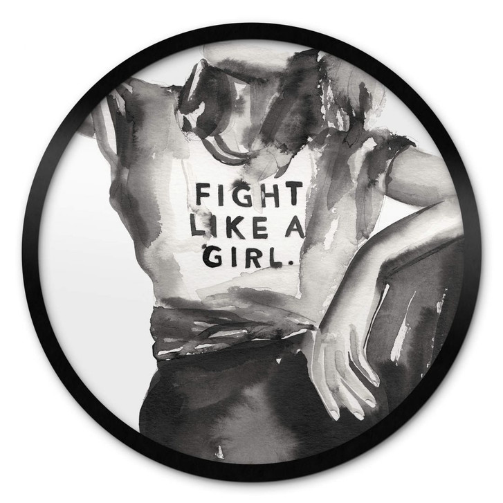 Poster Verbaan - Fight like a Girl - Rund - WA407511