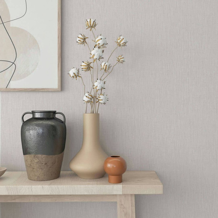 Vliestapete mit leicht strukturiertem Uni rosa Uni - WA450429