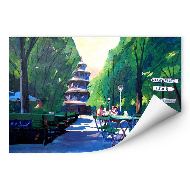 Wallprint Bleichner - Chinesischer Turm in München - WA181679