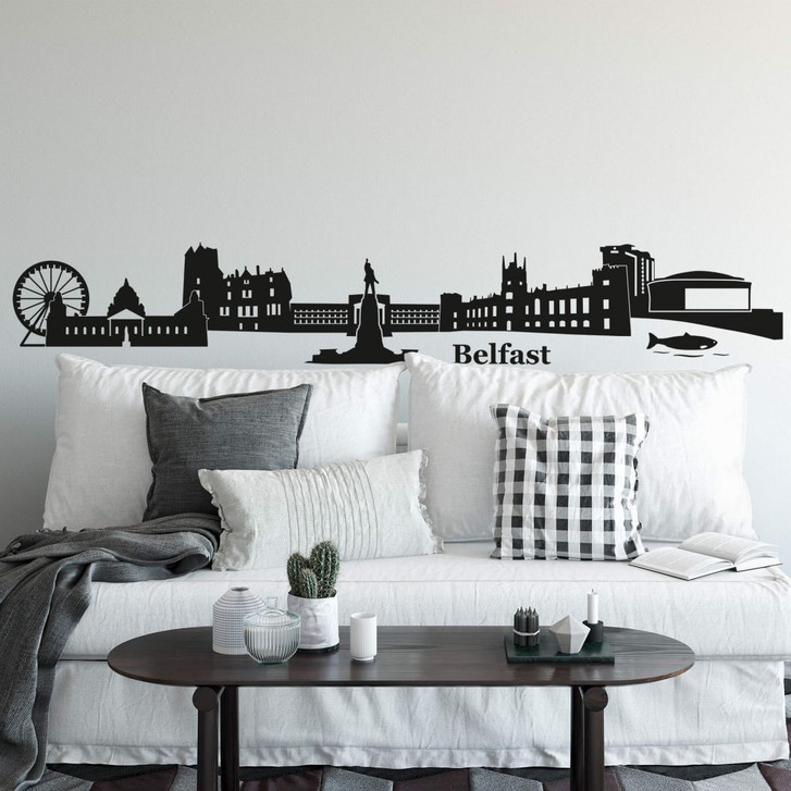 Wandtattoo Belfast Skyline - WA206349