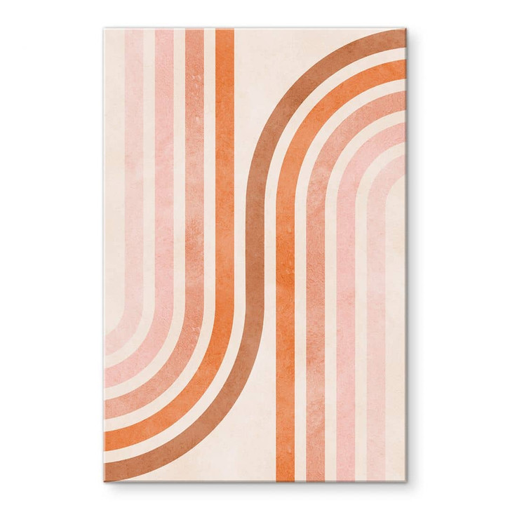 Acrylglasbild Fliessende Geometrie im Retro-Look - Costa - WA464030