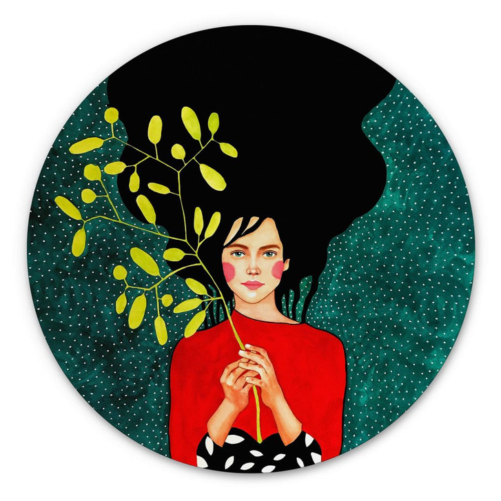 Alu-Dibond Hülya - Existenz - Rund - WA308247