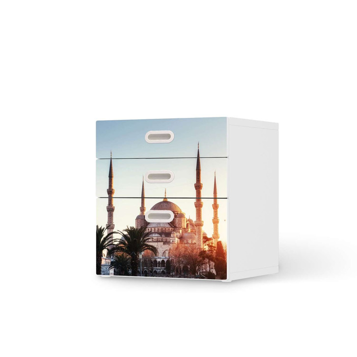 Folie IKEA Stuva / Fritids Kommode - 3 Schubladen - Blue Mosque - CR105847