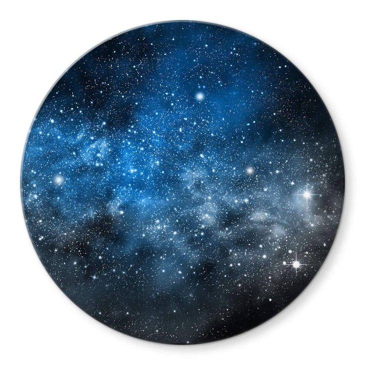 Glasbild Ruhiger Weltraum - Rund - WA326399