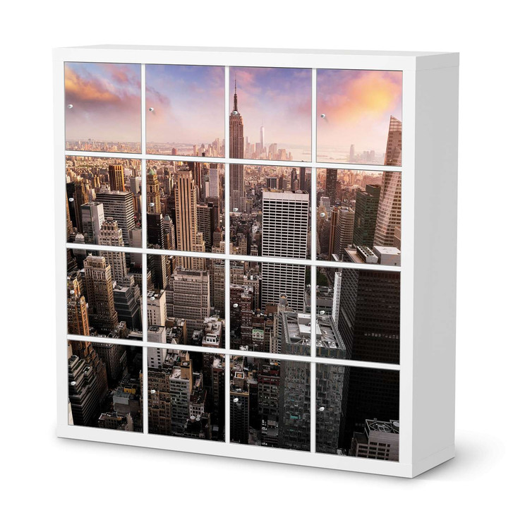 Möbelfolie IKEA Kallax Regal 16 Türen - Big Apple - CR115175
