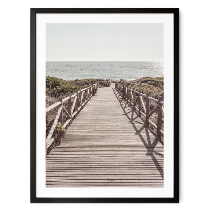 Poster Steg zum Strand - 1X Studio - WA406104
