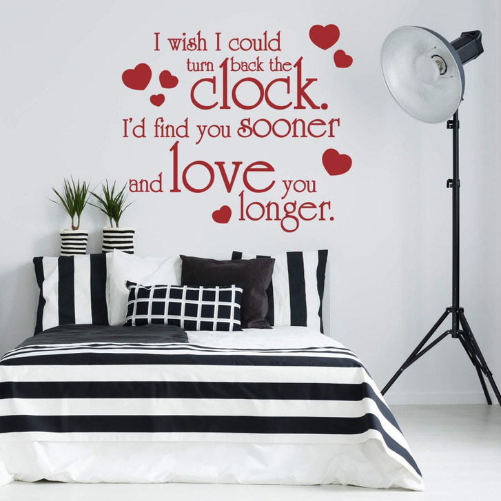 Wandtattoo  I wish i could turn back the clock... - WA203959