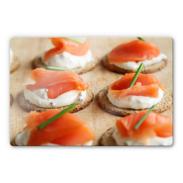 Glasbild Salmon Appetizer - WA127183