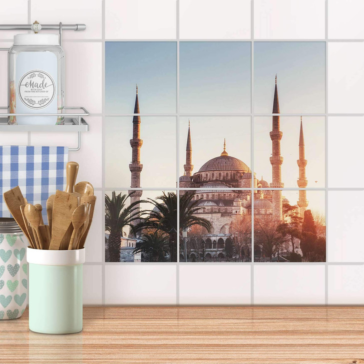 Klebefliesen - Blue Mosque - 9er Set - CR107782