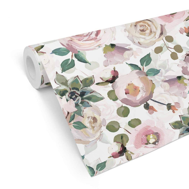 Mustertapete UN Designs - Blumen im Gemälde Stil - WA322419