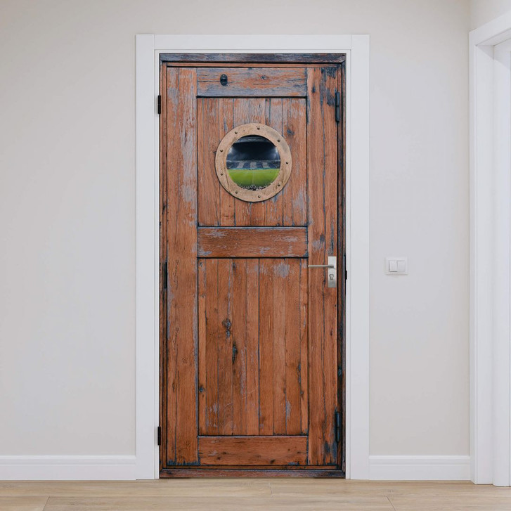 Türdesign FC Hansa Rostock Holztür ins Stadion - 91x200cm - WA382420