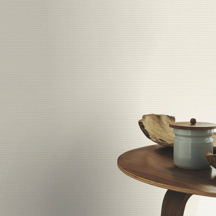 Unitapete, Mustertapete mit Struktur Bauhaus weiss - WA409890