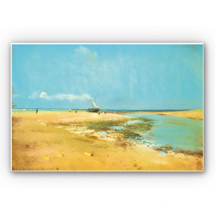 Wandbild Degas - Strand bei Ebbe - WA192112