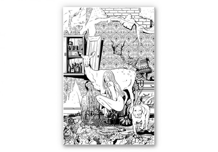 Wandbild Drawstore - In the Livingroom - WA192249
