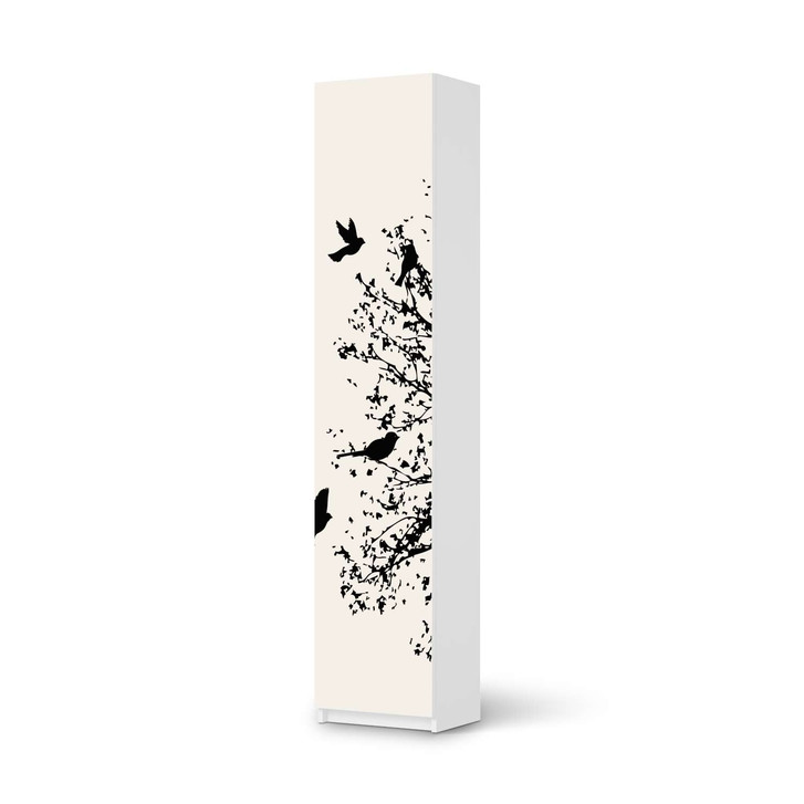 Klebefolie IKEA Pax Schrank 236cm Höhe - 1 Tür - Tree and Birds 2 - CR111785