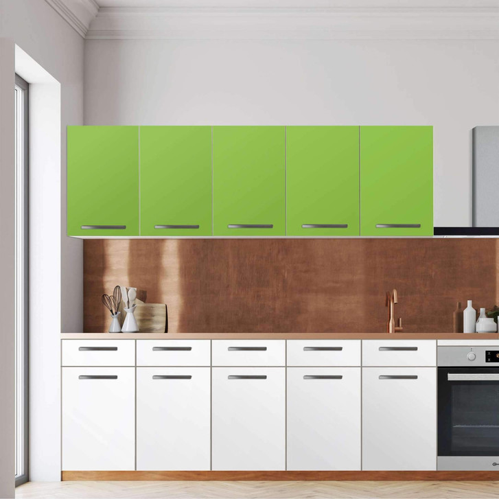 Klebefolie - Wandschrank 200cm Breite - Hellgrün Dark - CR108626