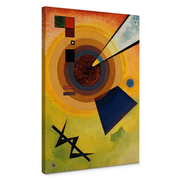 Leinwandbild Kandinsky - Grün und Rot - WA366326