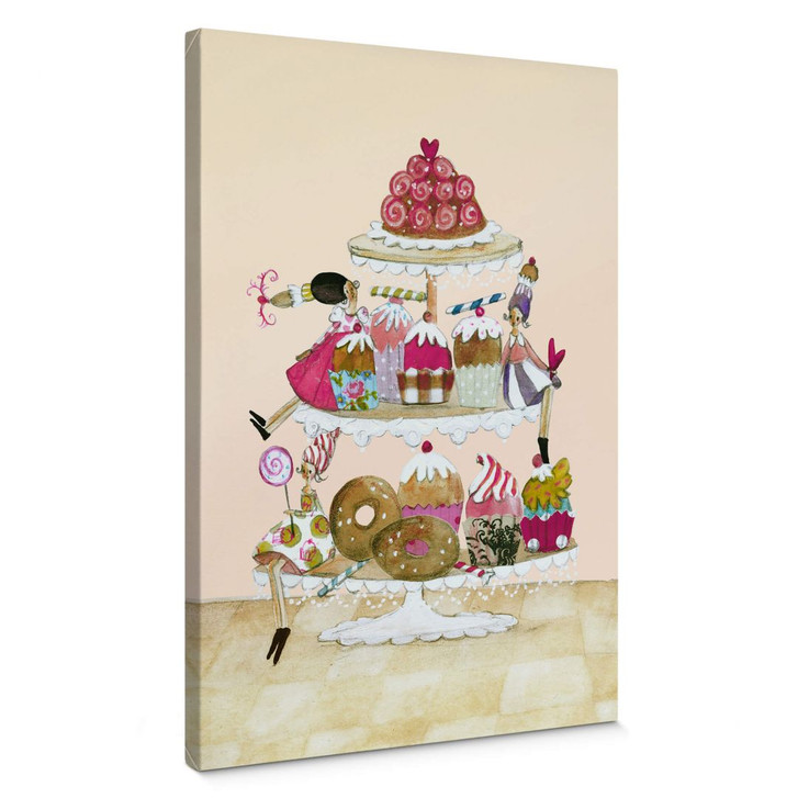 Leinwandbild Leffler - Glitzer Muffinparade - WA368316