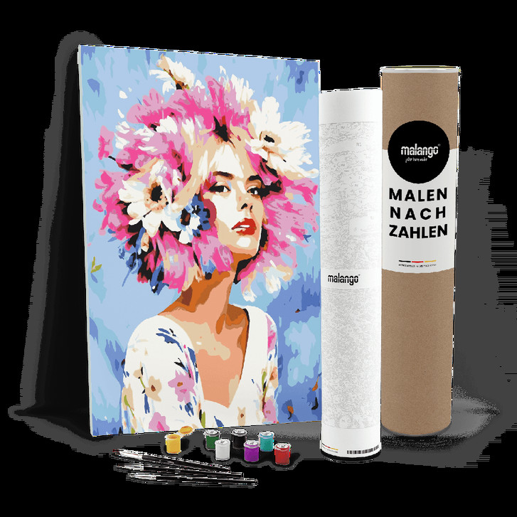 Malen nach Zahlen Leinwandbild - Frau Beate Blumenhaar - WA447370