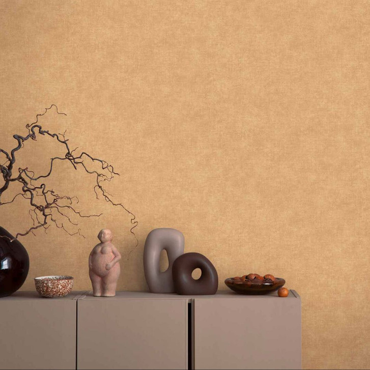 Moderne-Strukturtapete Beige - Gemütliche Vliestapete - WA397058