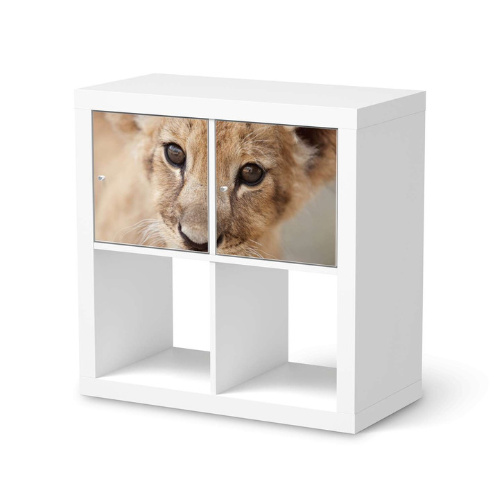 Möbelfolie IKEA Kallax Regal 2 Türen (quer) - Simba - CR115520