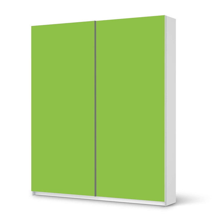 Möbelfolie IKEA Pax Schrank 236cm Höhe - Schiebetür - Hellgrün Dark - CR116988