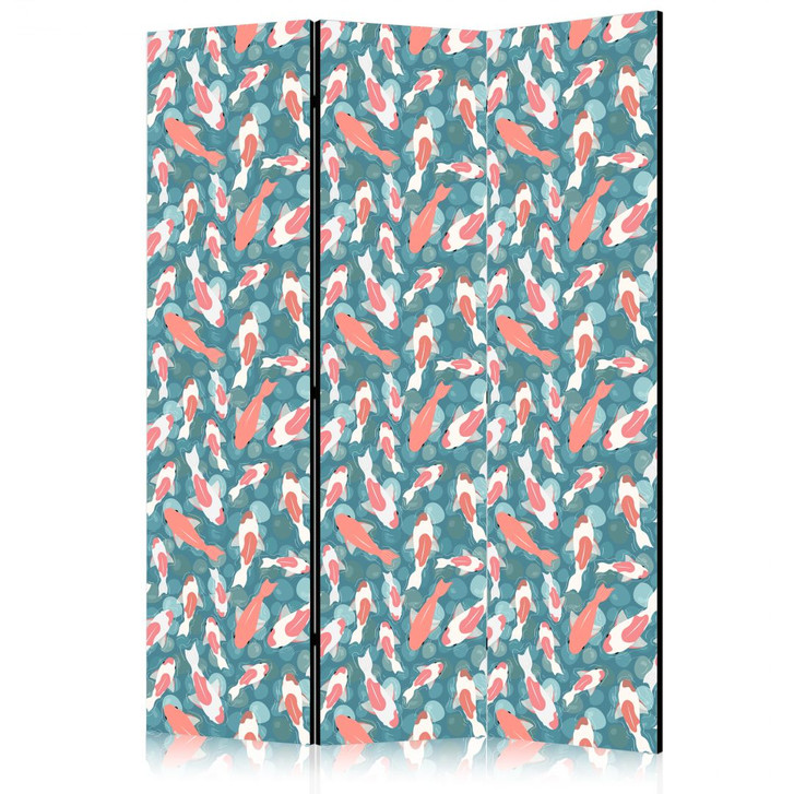 Paravent, Raumteiler freistehend, Trennwand - Oriental Pond with Glimmers of Light - WA442332