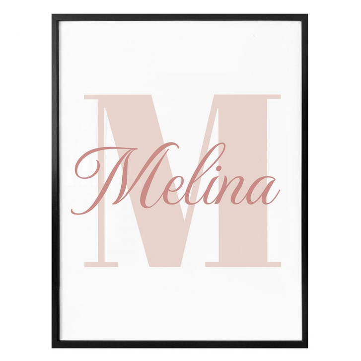 Personalisiertes Poster Initialen Klassisch - WA336413