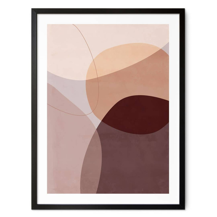 Poster Abstrakte Formen in warmen Erdtönen - Böhmer - WA406658