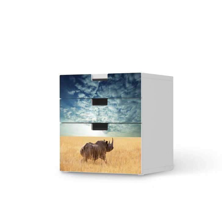 Folie IKEA Stuva / Malad Kommode - 3 Schubladen - Rhino - CR106066
