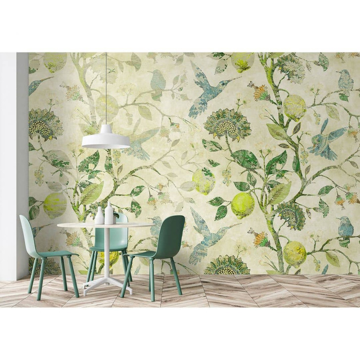 Livingwalls Fototapete Walls by Patel 3 In The Lemontree 3 grün, blau - WA327930