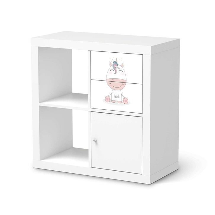 Möbelfolie IKEA IKEA Expedit Regal Schubladen - Baby Unicorn - CR115045