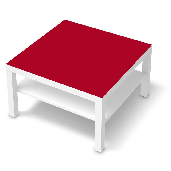 Möbelfolie IKEA Lack Tisch 78x78cm - Rot Dark - CR118503