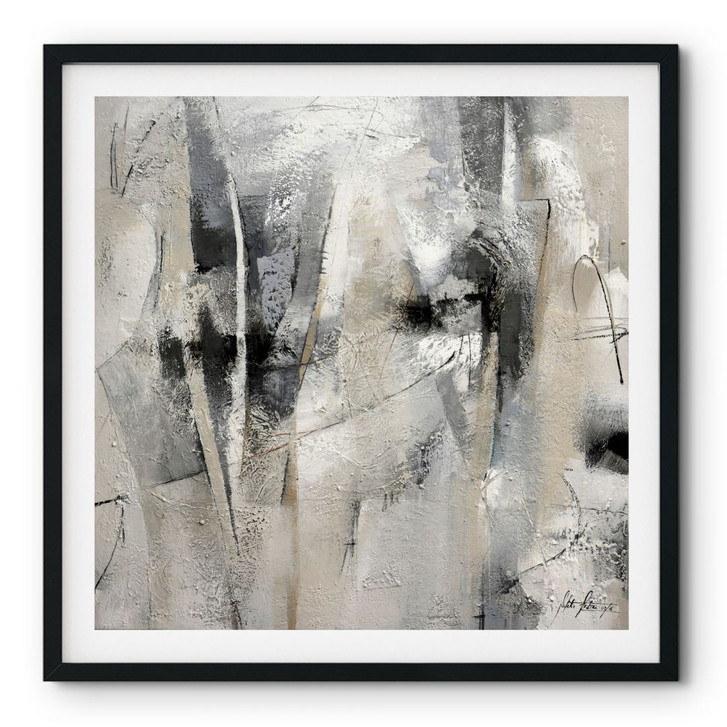 Poster Abstrakte Landschaft - Fedrau - Quadratisch - WA433374