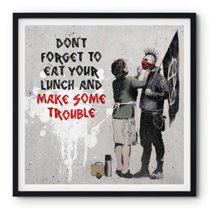 Poster Banksy - Make Some Trouble - WA336809