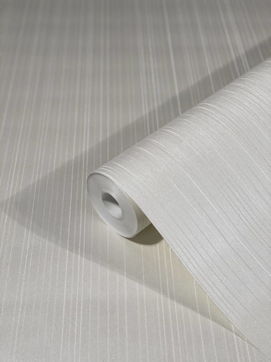 Vliestapete mit glänzenden feinen Streifen und Linien beige Streifen von Harald Glööckler - WA451062