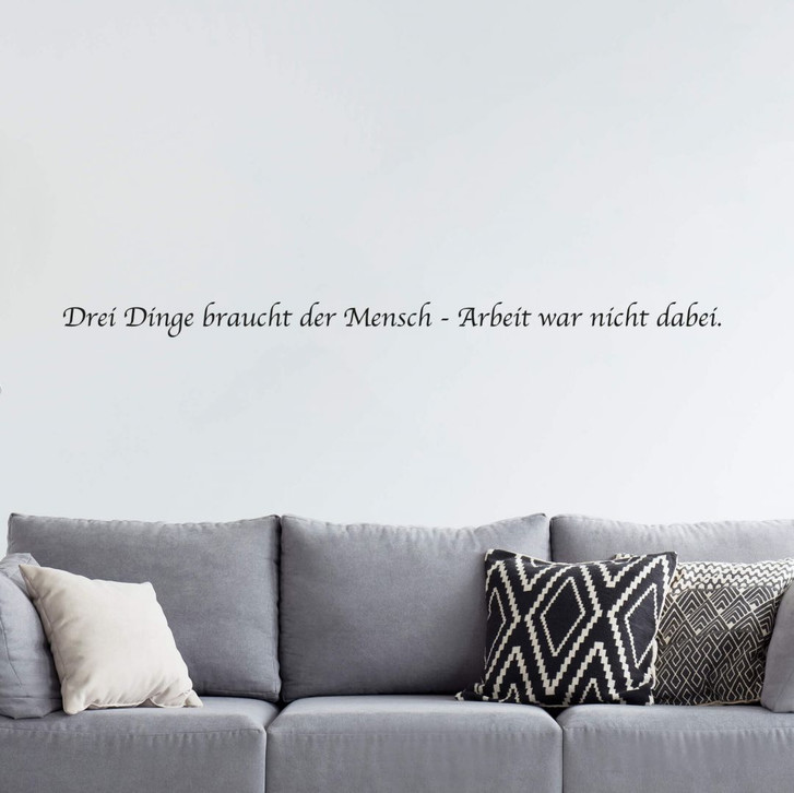Wandtattoo Drei Dinge - WA208575