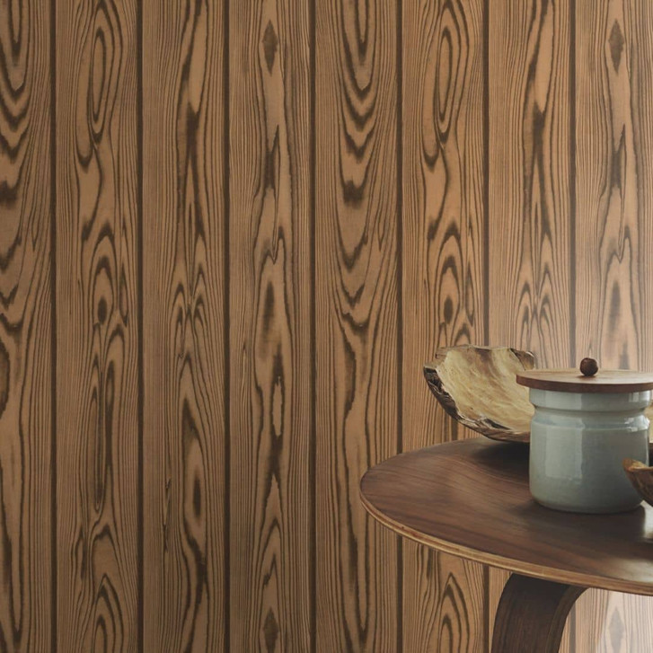 Holzoptiktapete, Vliestapete Factory V braun - WA428627